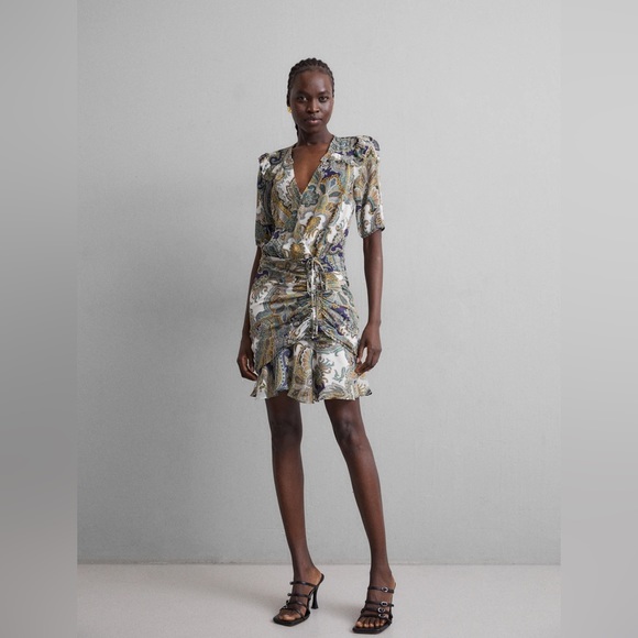 VERONICA BEARD Silk Mini Dress - Picture 2 of 7